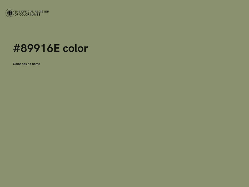 #89916E color image