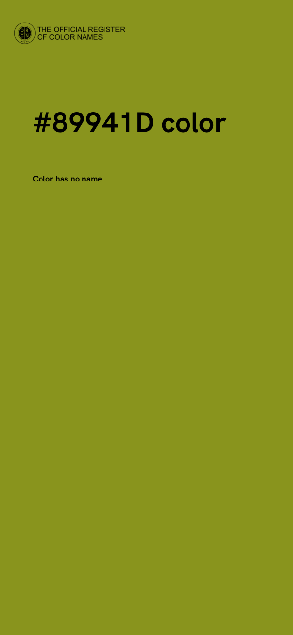 #89941D color image