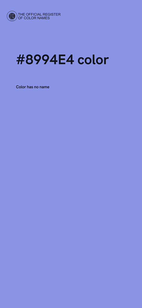 #8994E4 color image