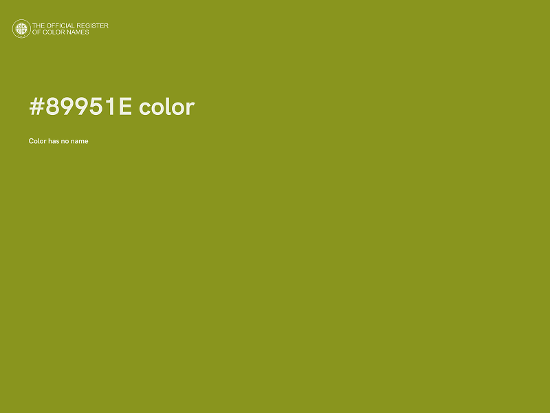 #89951E color image