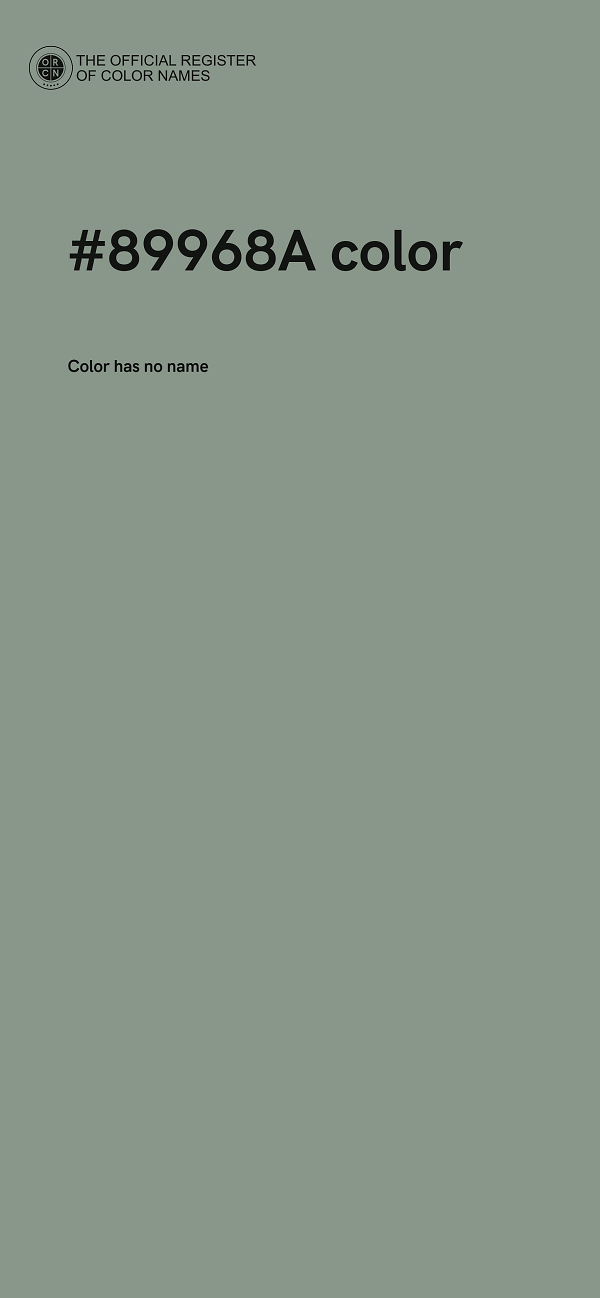 #89968A color image