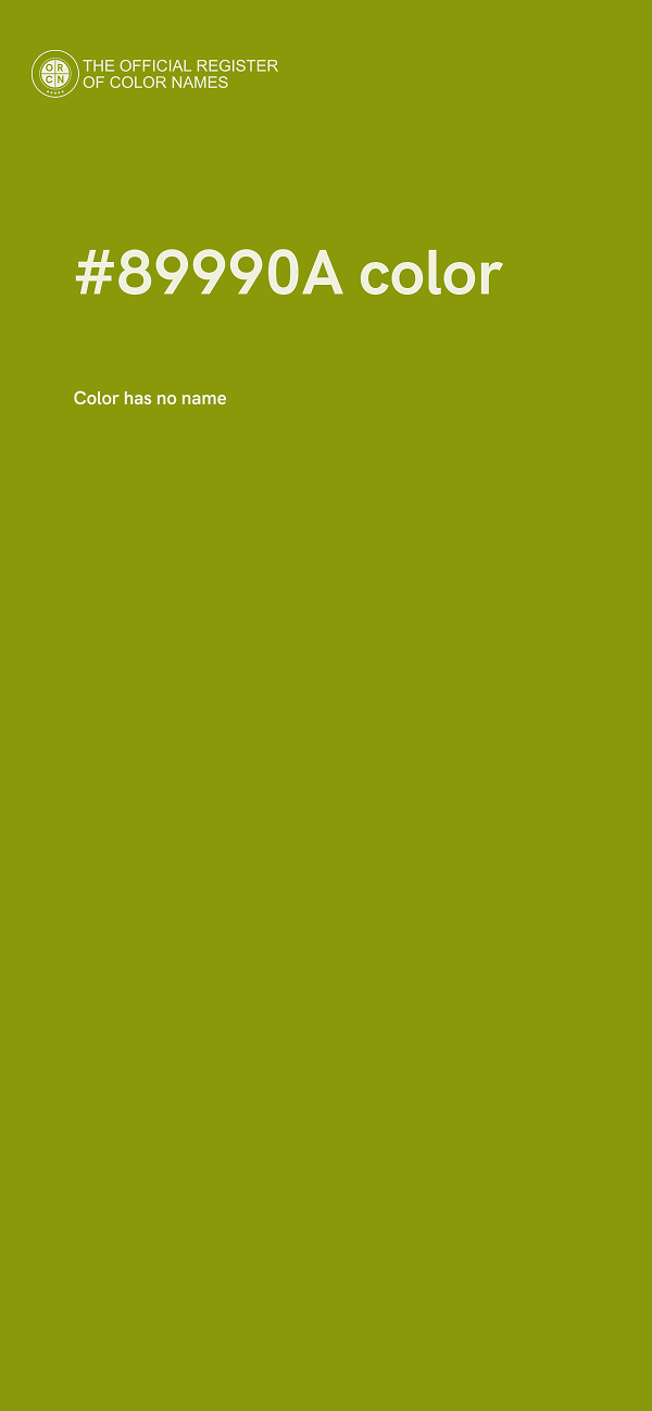 #89990A color image