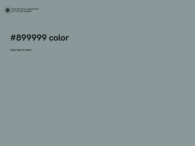 #899999 color image