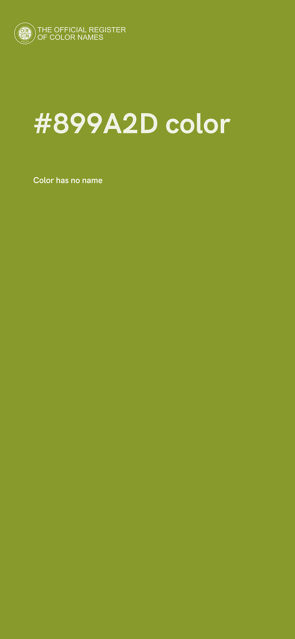 #899A2D color image