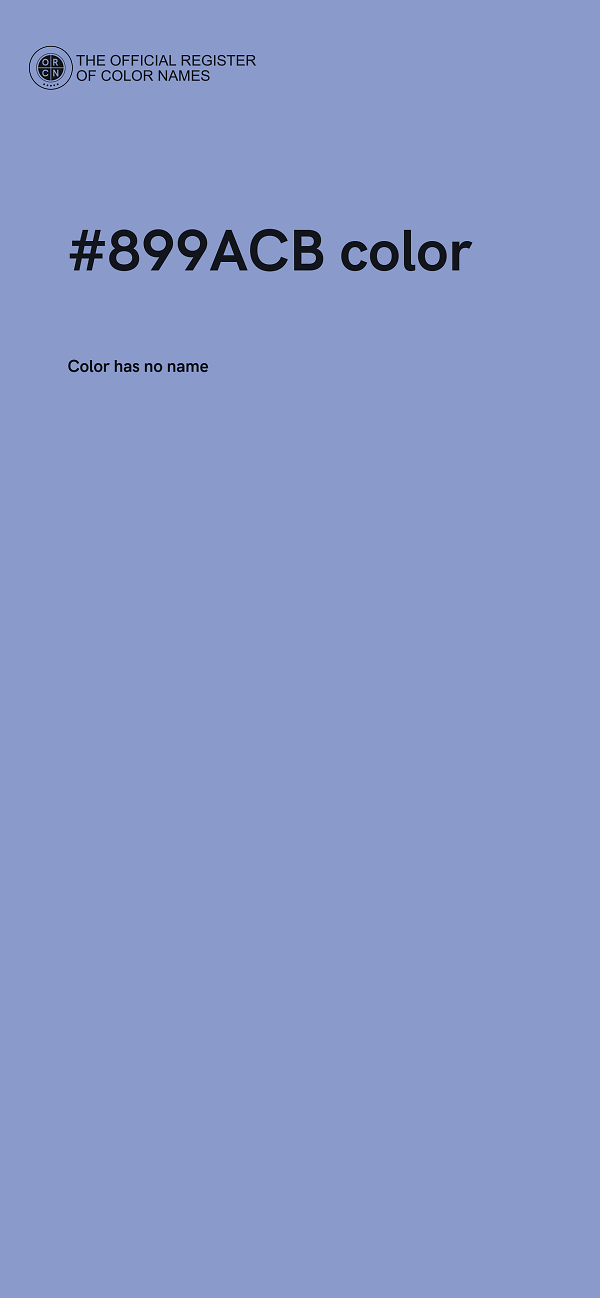#899ACB color image