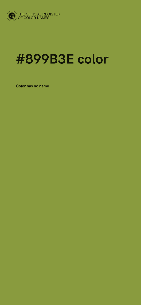 #899B3E color image