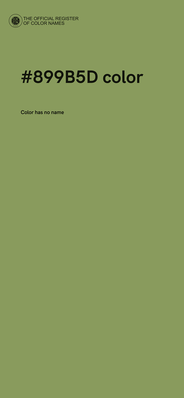 #899B5D color image