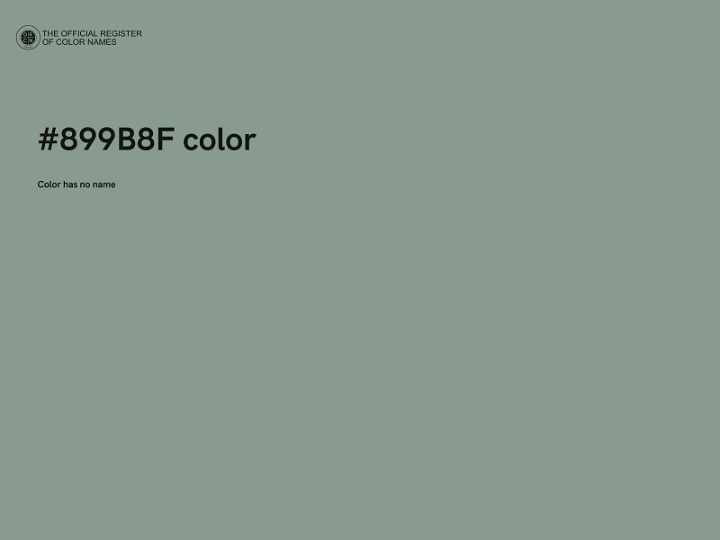 #899B8F color image