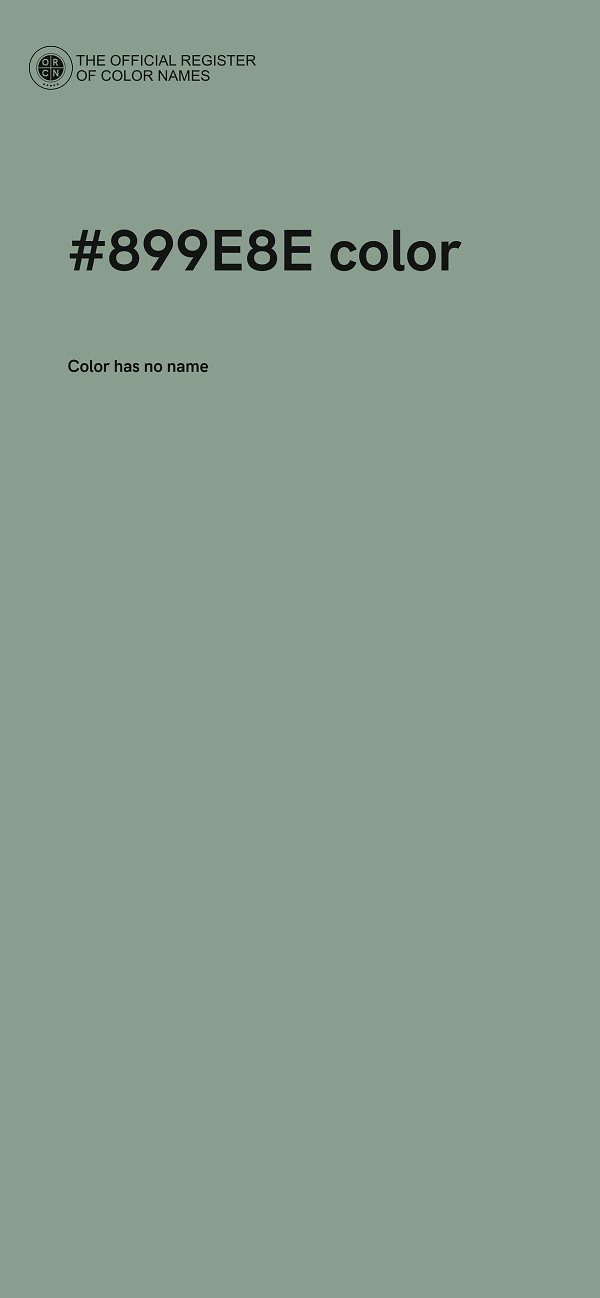 #899E8E color image