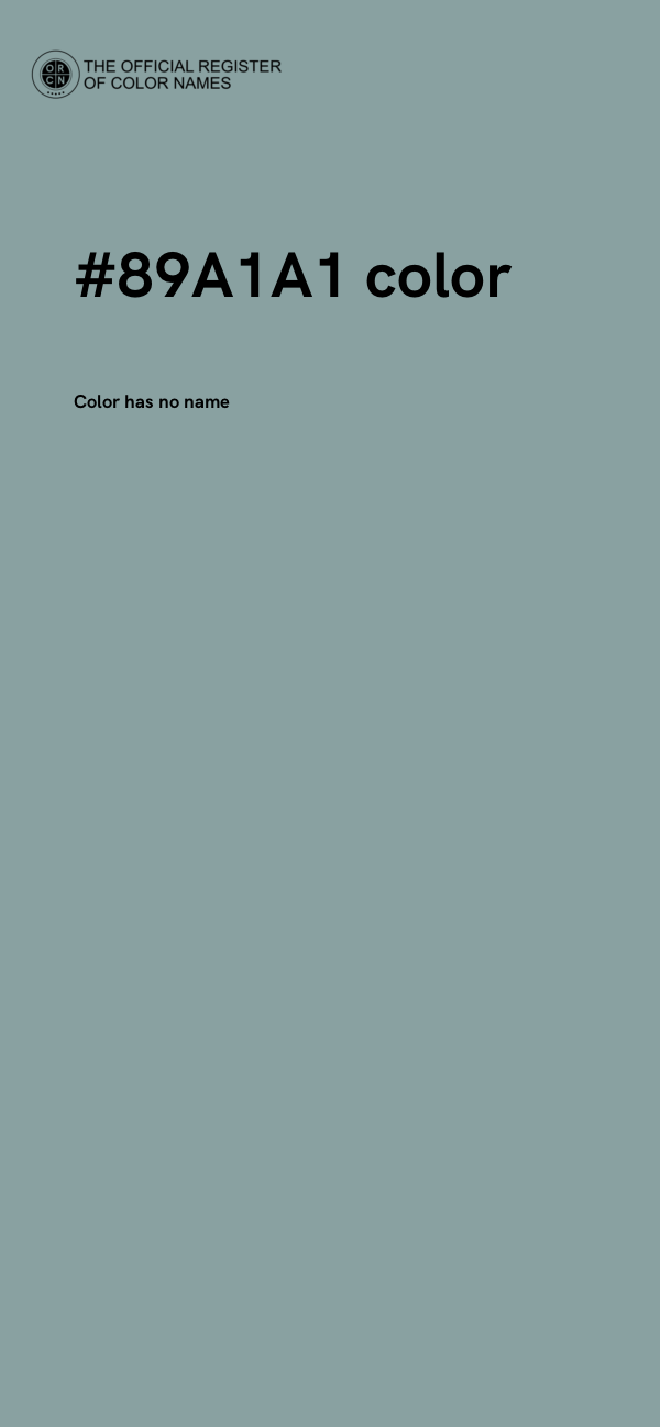 #89A1A1 color image