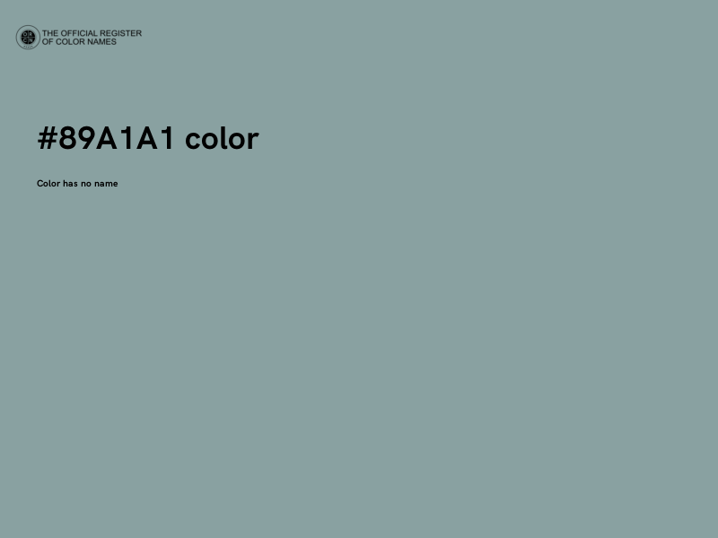 #89A1A1 color image