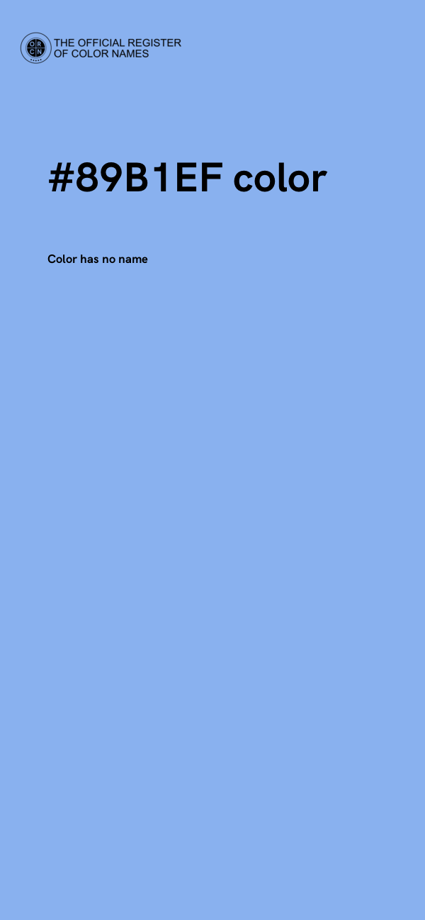 #89B1EF color image
