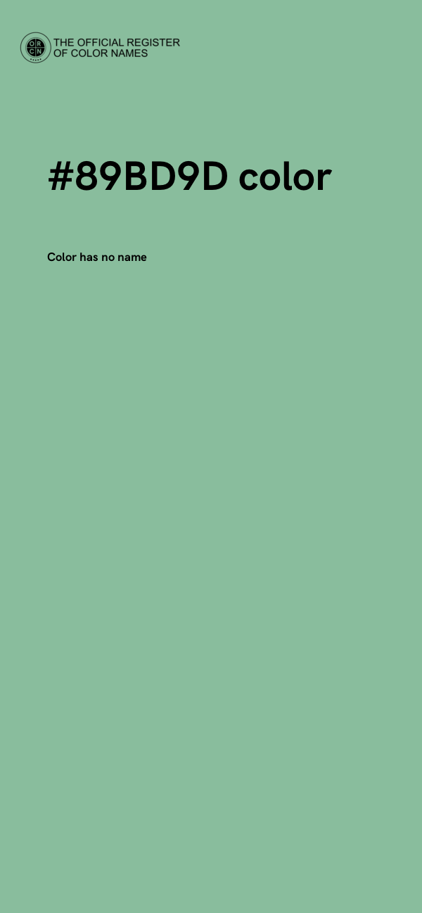 #89BD9D color image