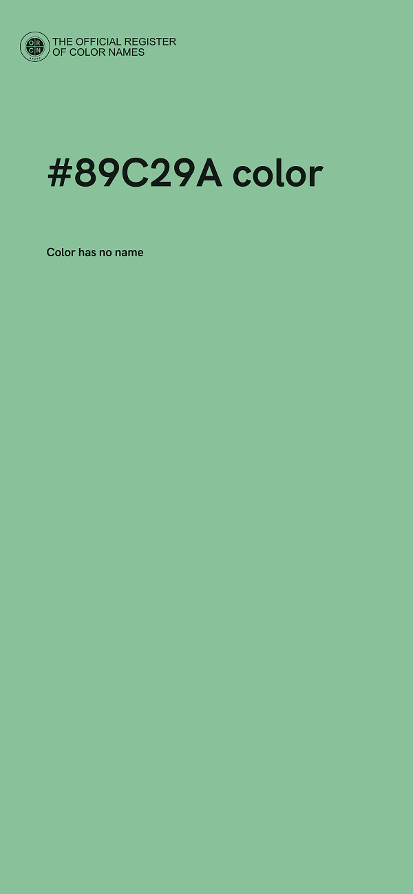 #89C29A color image