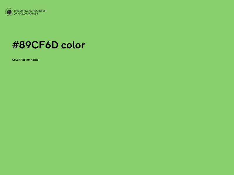 #89CF6D color image