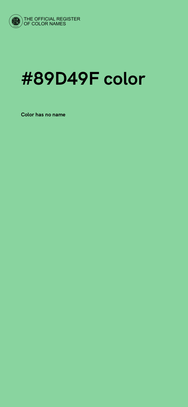 #89D49F color image