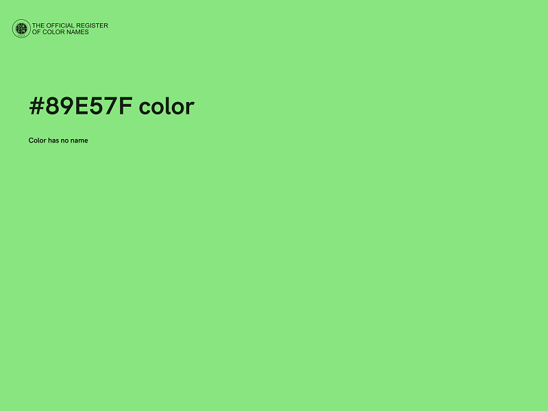 #89E57F color image