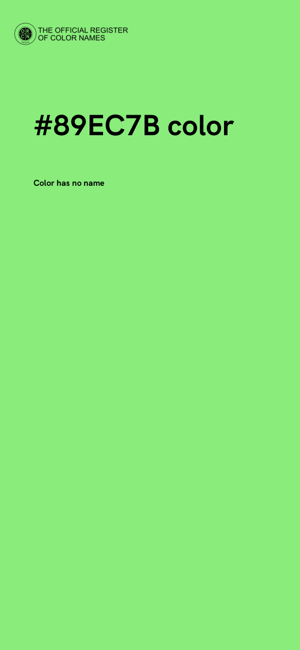 #89EC7B color image