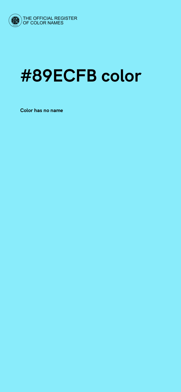 #89ECFB color image