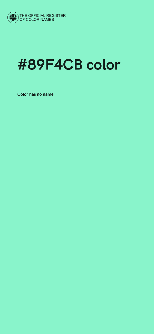#89F4CB color image