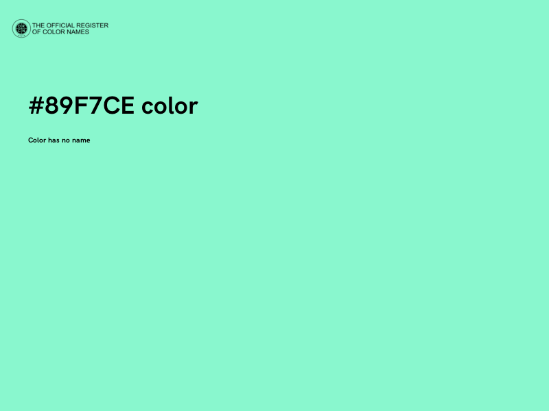 #89F7CE color image