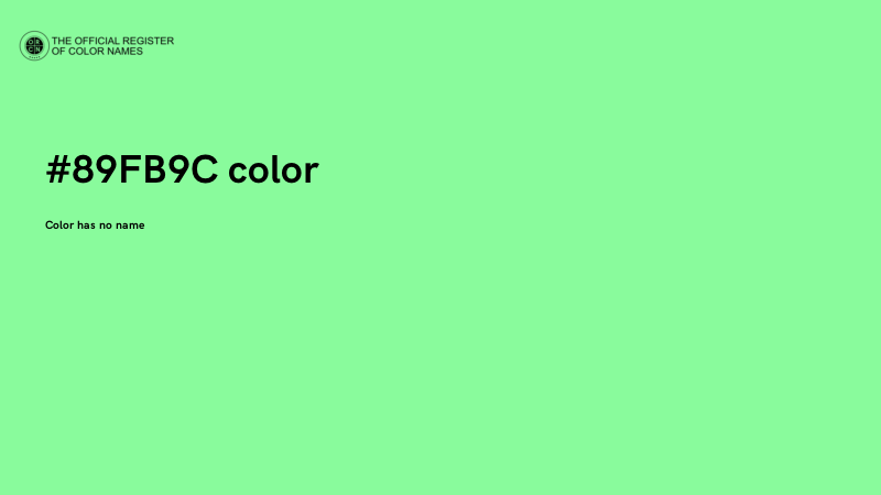 #89FB9C color image