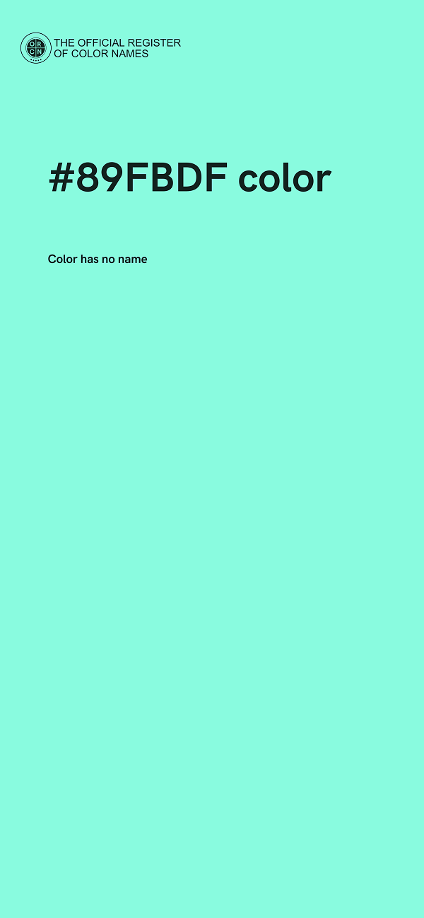 #89FBDF color image