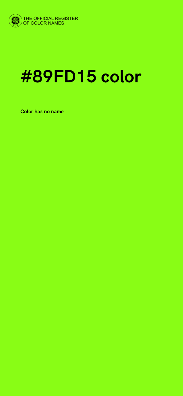#89FD15 color image