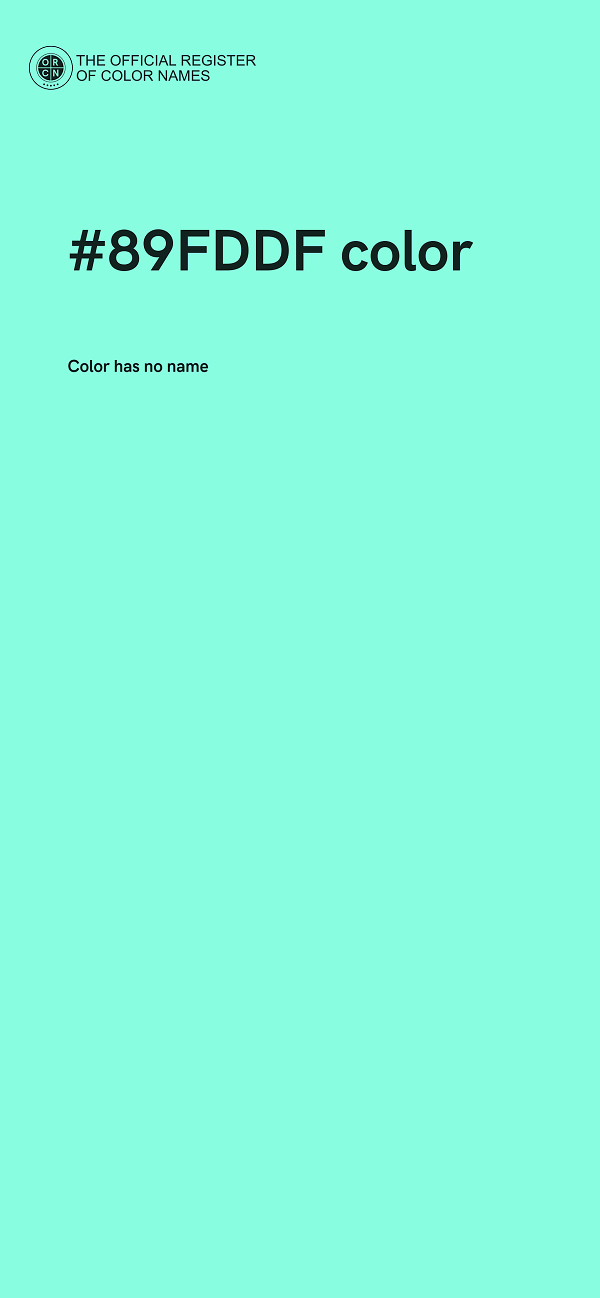 #89FDDF color image