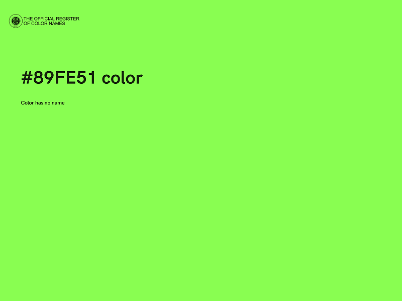 #89FE51 color image