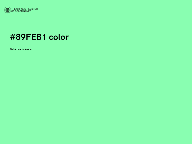 #89FEB1 color image