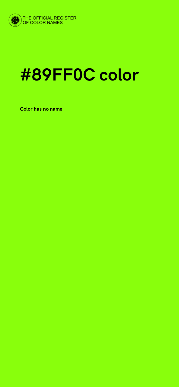 #89FF0C color image