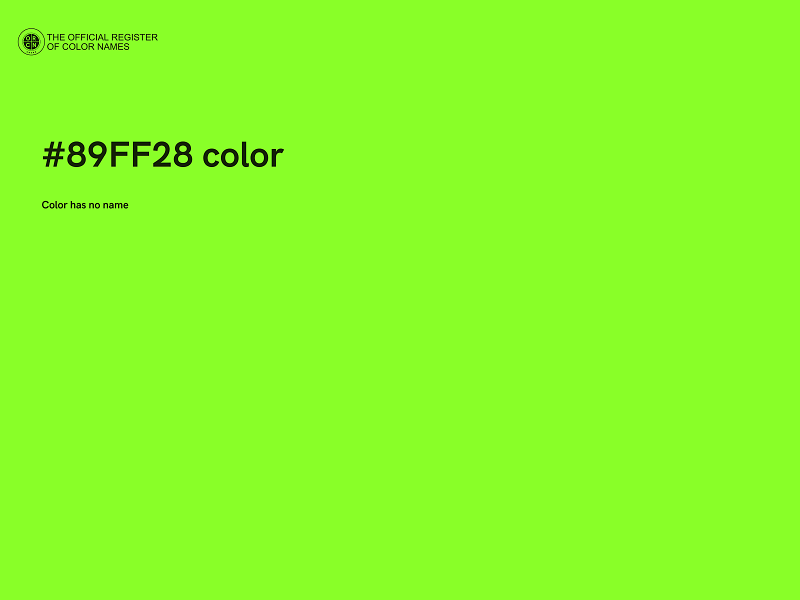 #89FF28 color image