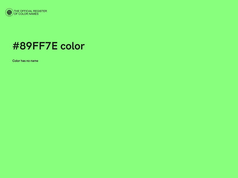 #89FF7E color image