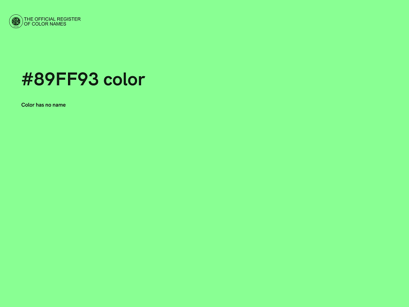 #89FF93 color image