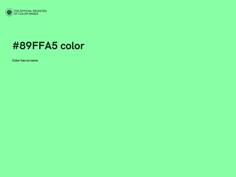 #89FFA5 color image