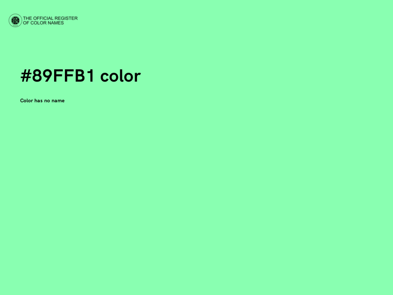 #89FFB1 color image