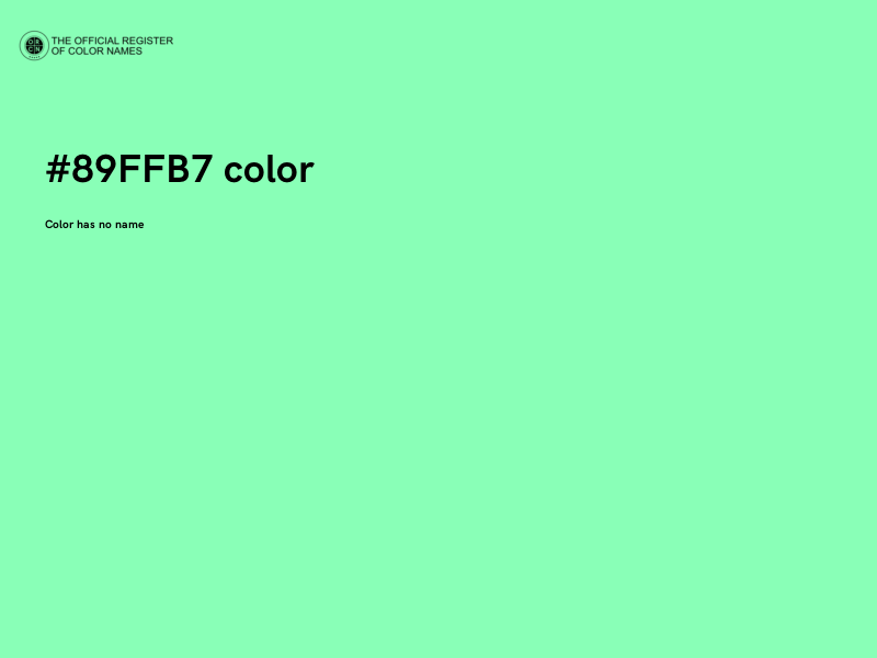 #89FFB7 color image