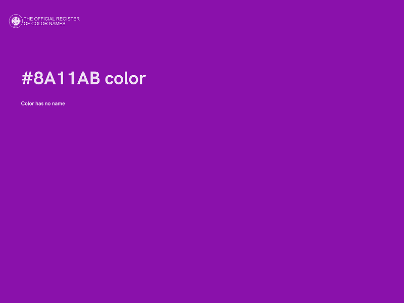#8A11AB color image