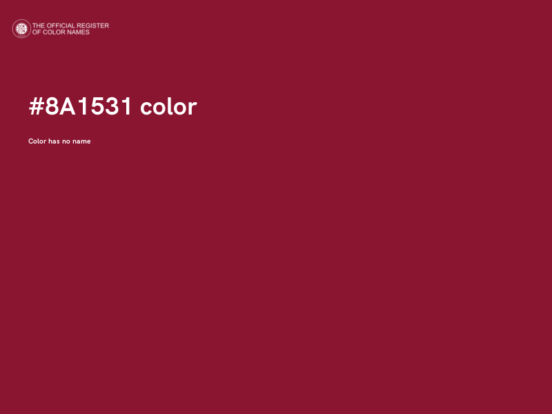 #8A1531 color image