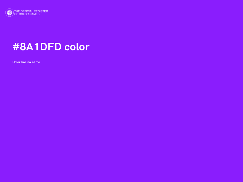 #8A1DFD color image