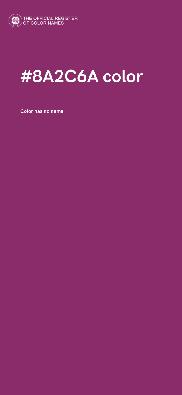 #8A2C6A color image