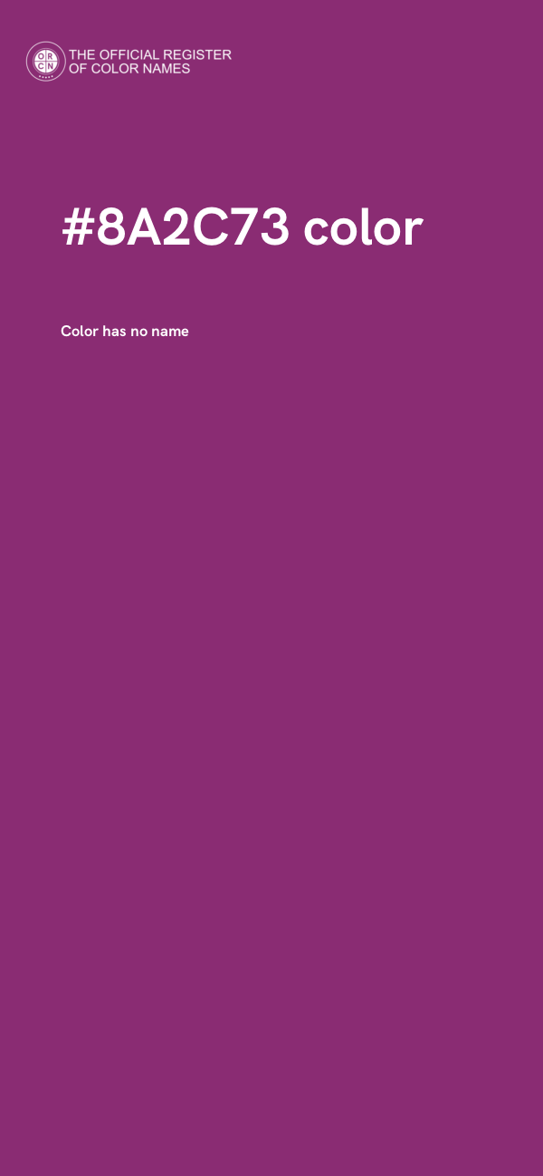 #8A2C73 color image