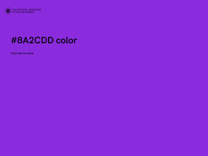 #8A2CDD color image