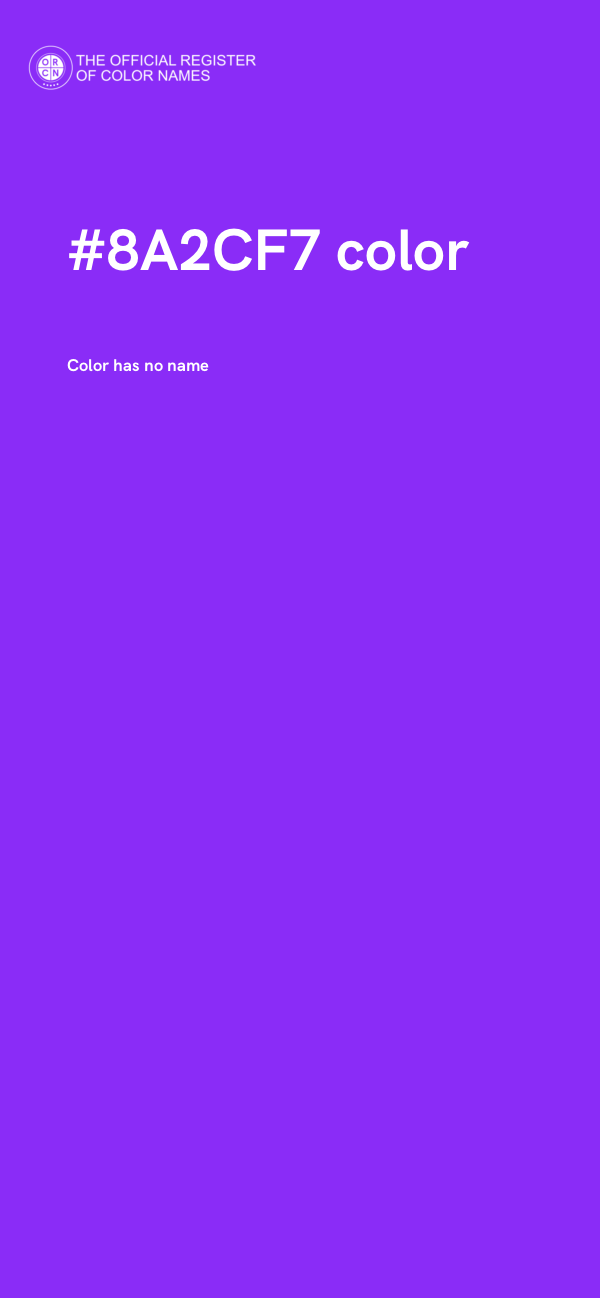 #8A2CF7 color image