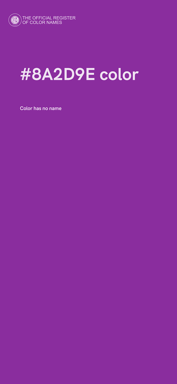 #8A2D9E color image