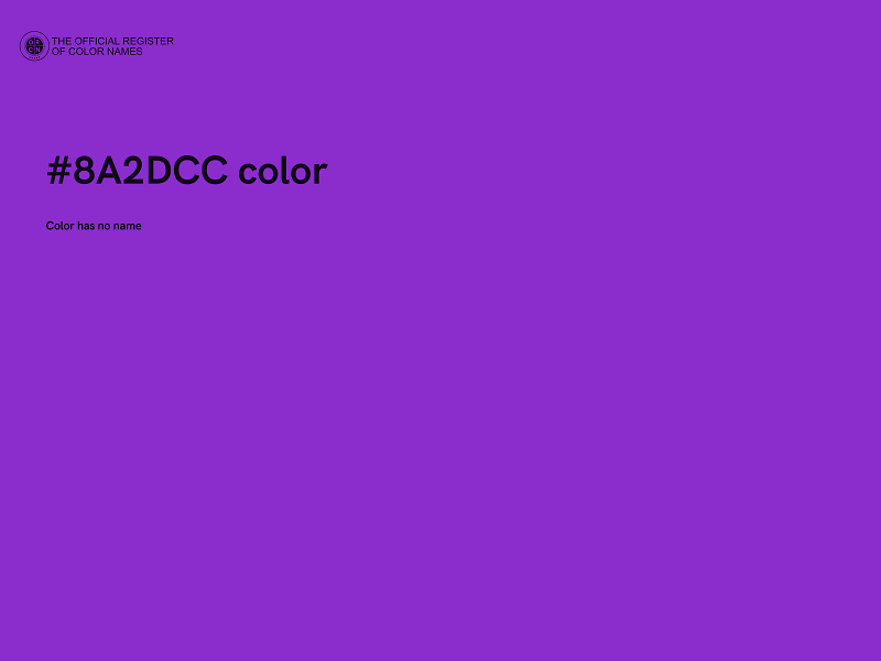 #8A2DCC color image