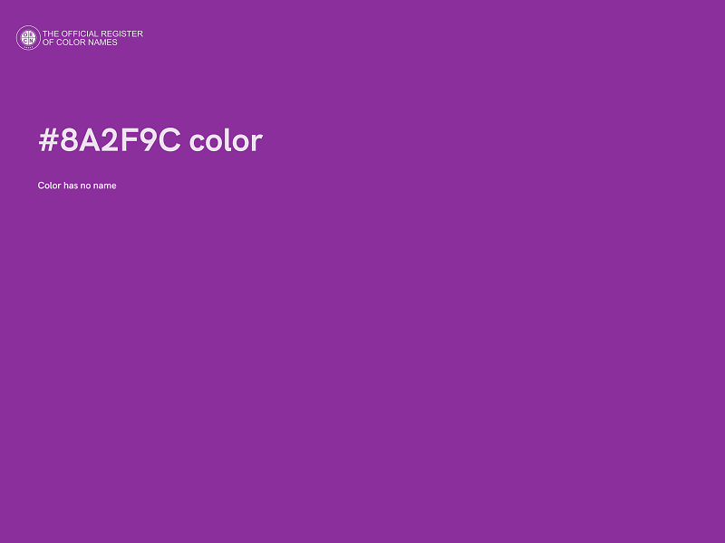 #8A2F9C color image