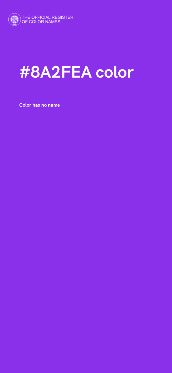 #8A2FEA color image