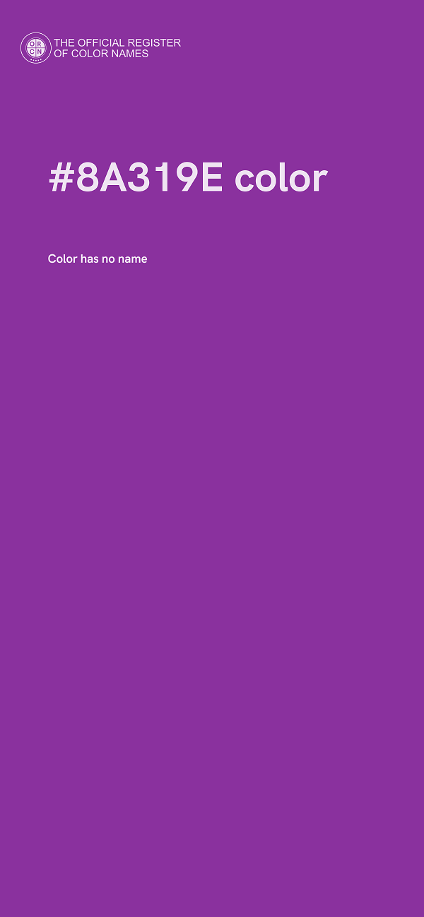 #8A319E color image